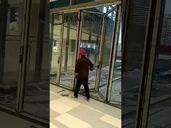 อลูมิเนียมใส กระจกพับหน้าต่าง กันความร้อนตามต้องการ