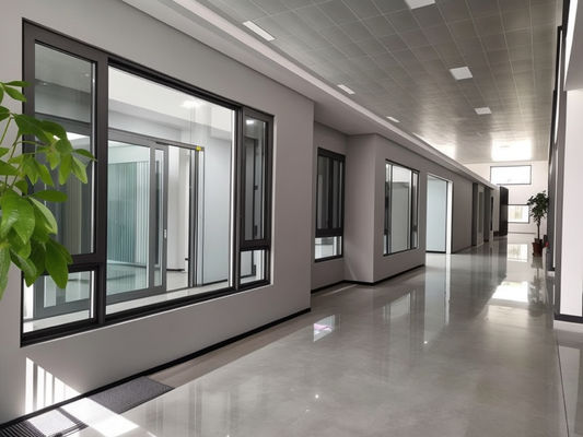 โมเดิร์น ไซน์อิซอล์ฟ Casement หน้าต่าง อลูมิเนียม Powder Coating หน้าต่าง AAMA