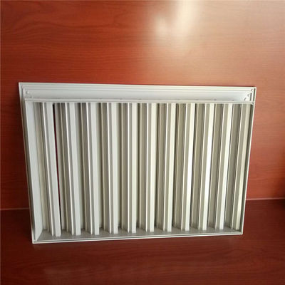 ปรับได้ภายนอก อลูมิเนียม Window Louvres ภายนอกตามต้องการ